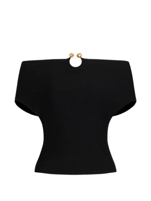 Alberta Ferretti cut-out off-shoulder top