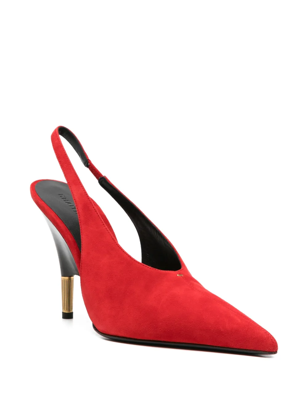 KHAITE Slingback pumps met puntige neus Rood