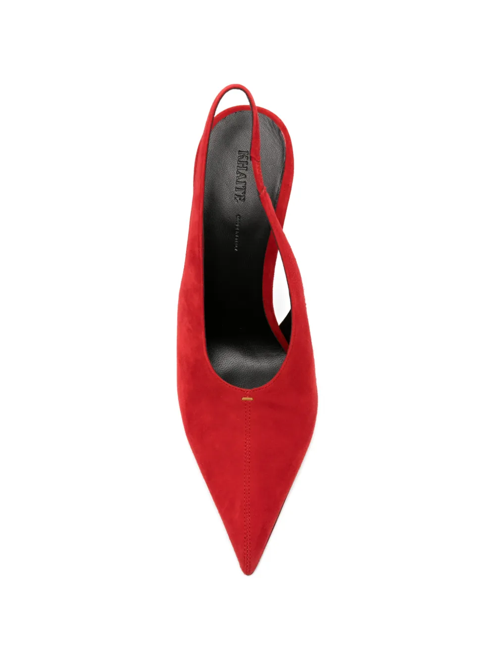 KHAITE Slingback pumps met puntige neus Rood