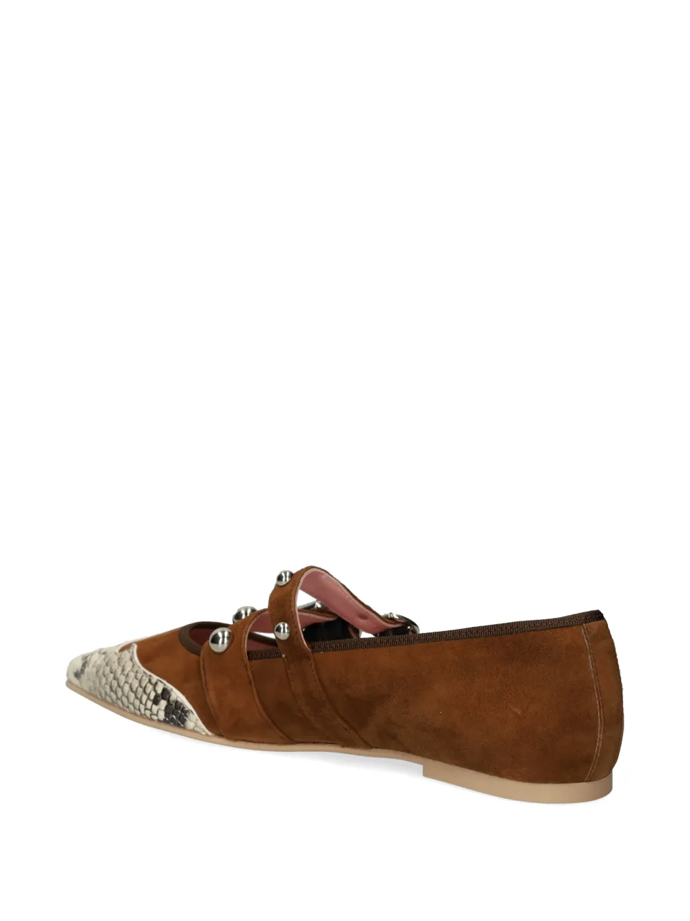 Pretty Ballerinas Paris leather ballet flats Bruin