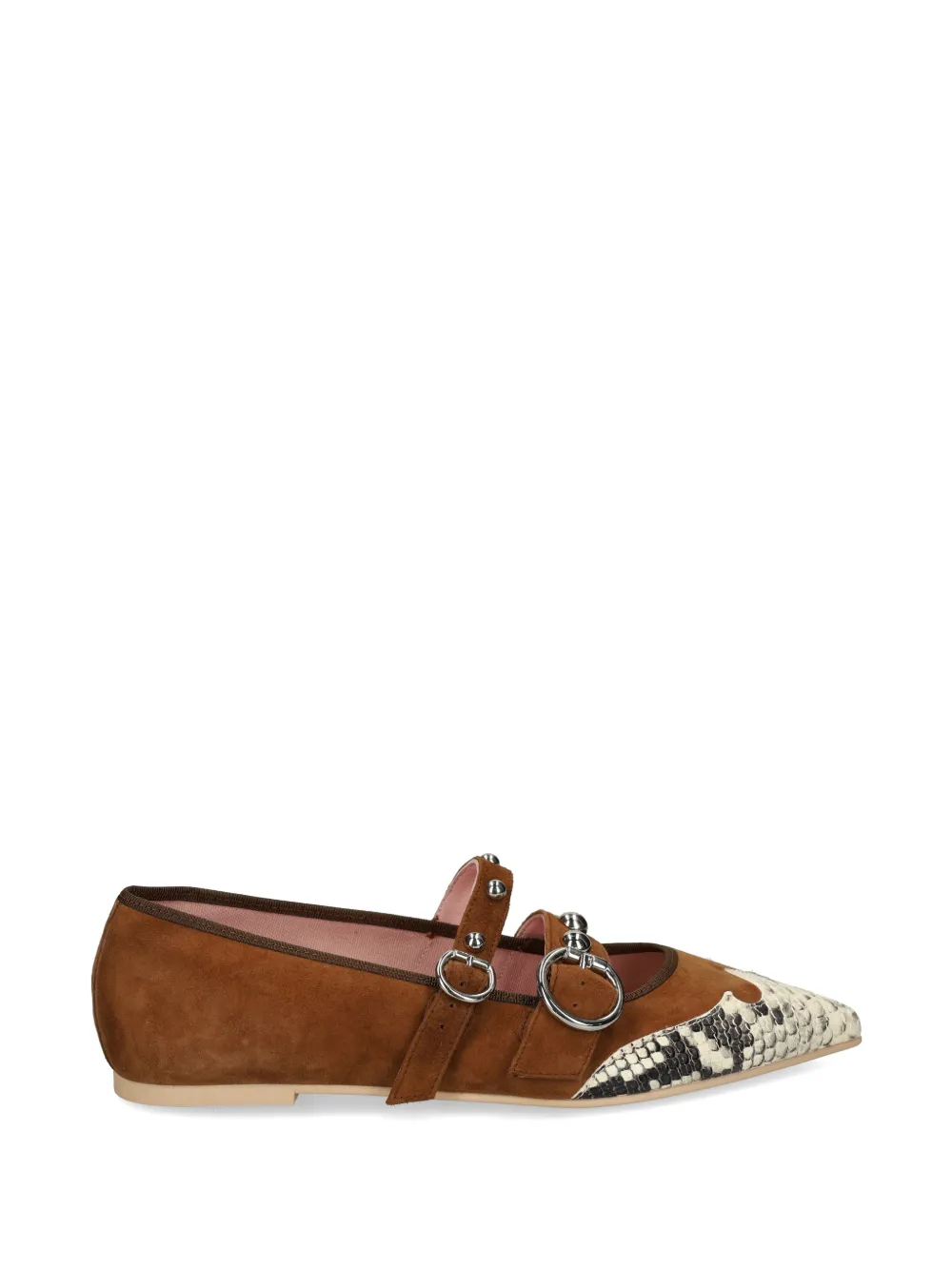 Pretty Ballerinas Paris leather ballet flats Bruin