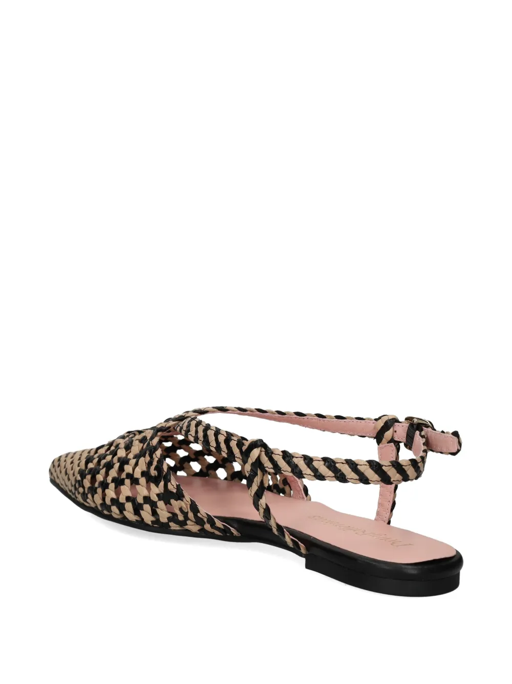 Pretty Ballerinas Ella slingback ballet flats Zwart