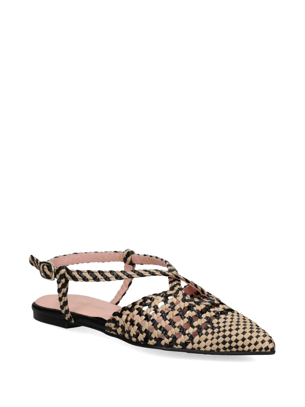 Pretty Ballerinas Ella slingback ballet flats Zwart