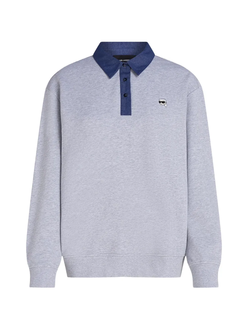 Karl Lagerfeld Ikon poloshirt Grijs