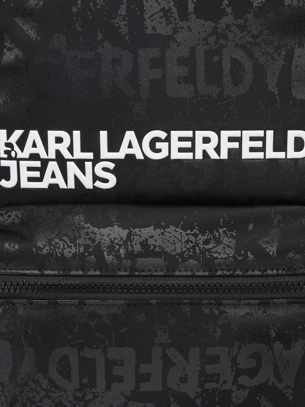Karl Lagerfeld Jeans Rugzak met logoprint Zwart