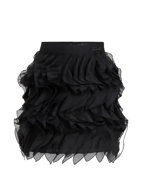 Karl Lagerfeld ラッフル ミニスカート