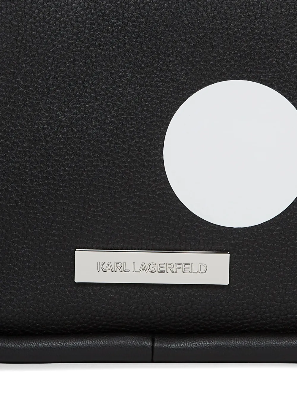 Karl Lagerfeld Ikon geknoopte shopper Zwart