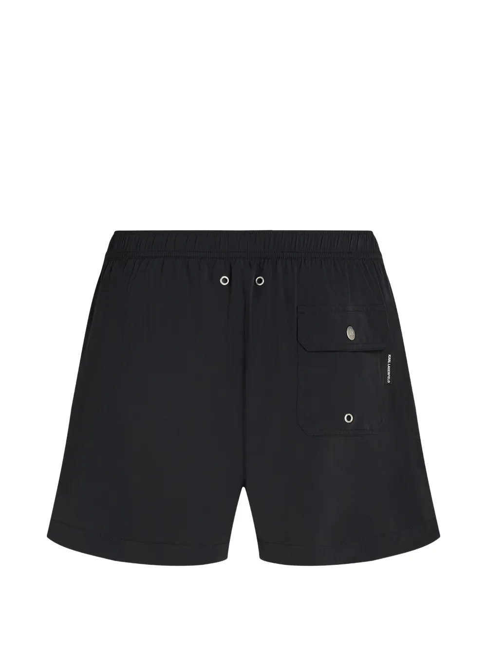  Karl Lagerfeld Bañador Con Logo Estampado - Negro 