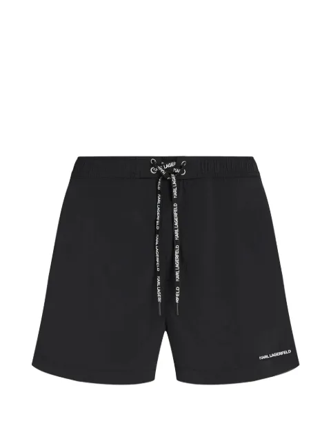 Karl Lagerfeld logo stretch short boardshorts
