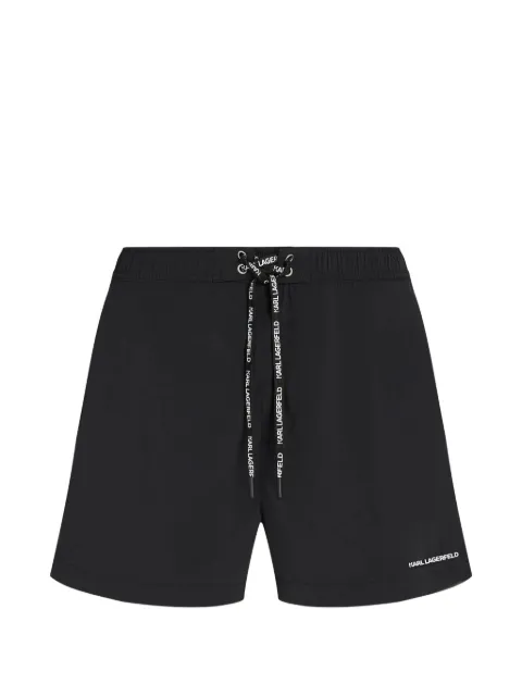 Karl Lagerfeld logo stretch short boardshorts