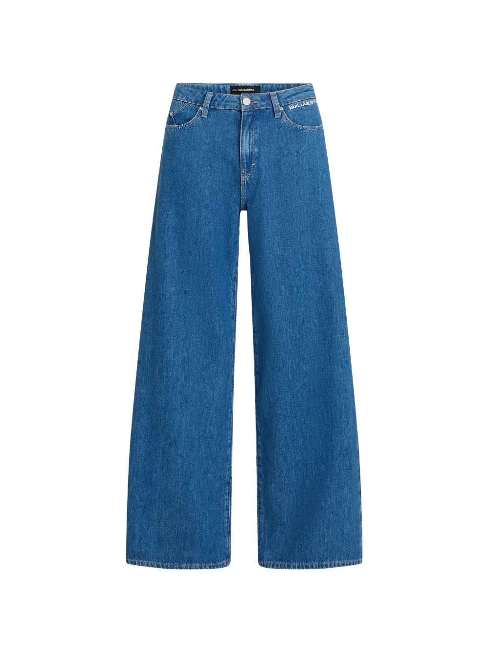 Karl Lagerfeld logo-motif jeans - Blu