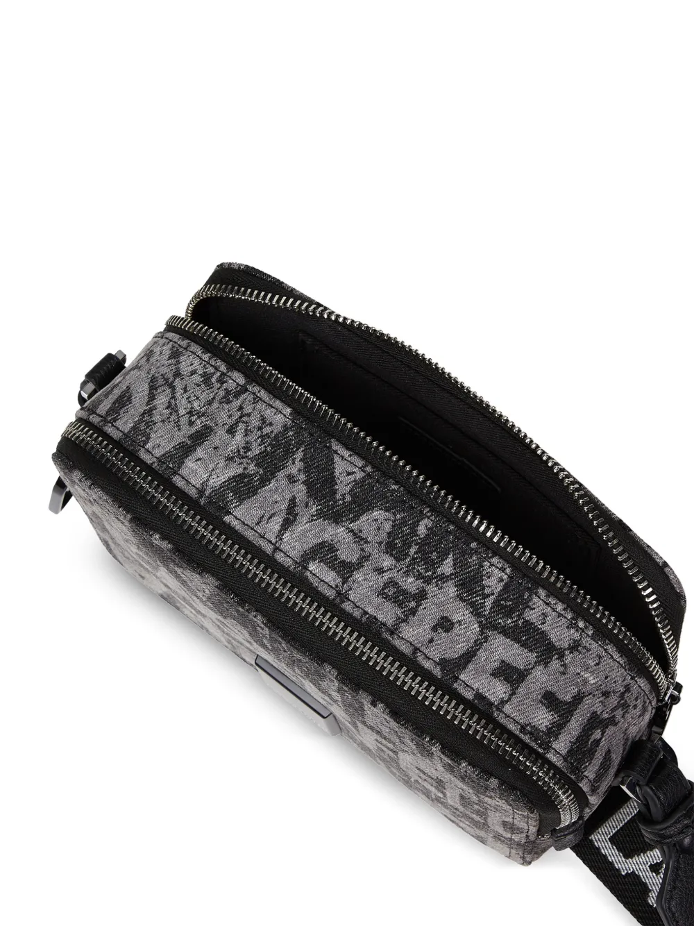 Karl Lagerfeld Jeans Denim cameratas met logo-print Grijs