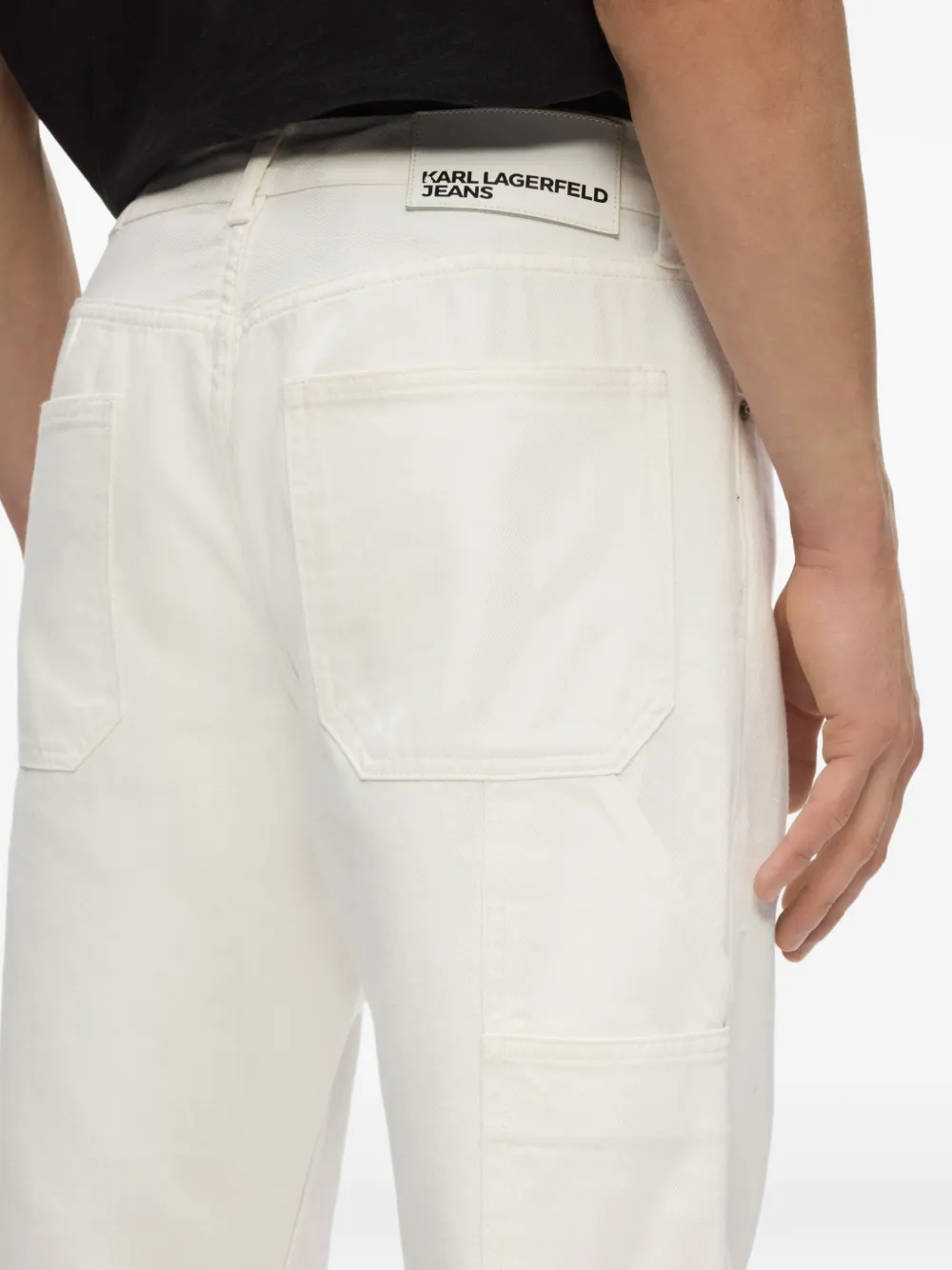 Karl Lagerfeld Jeans Straight jeans Wit