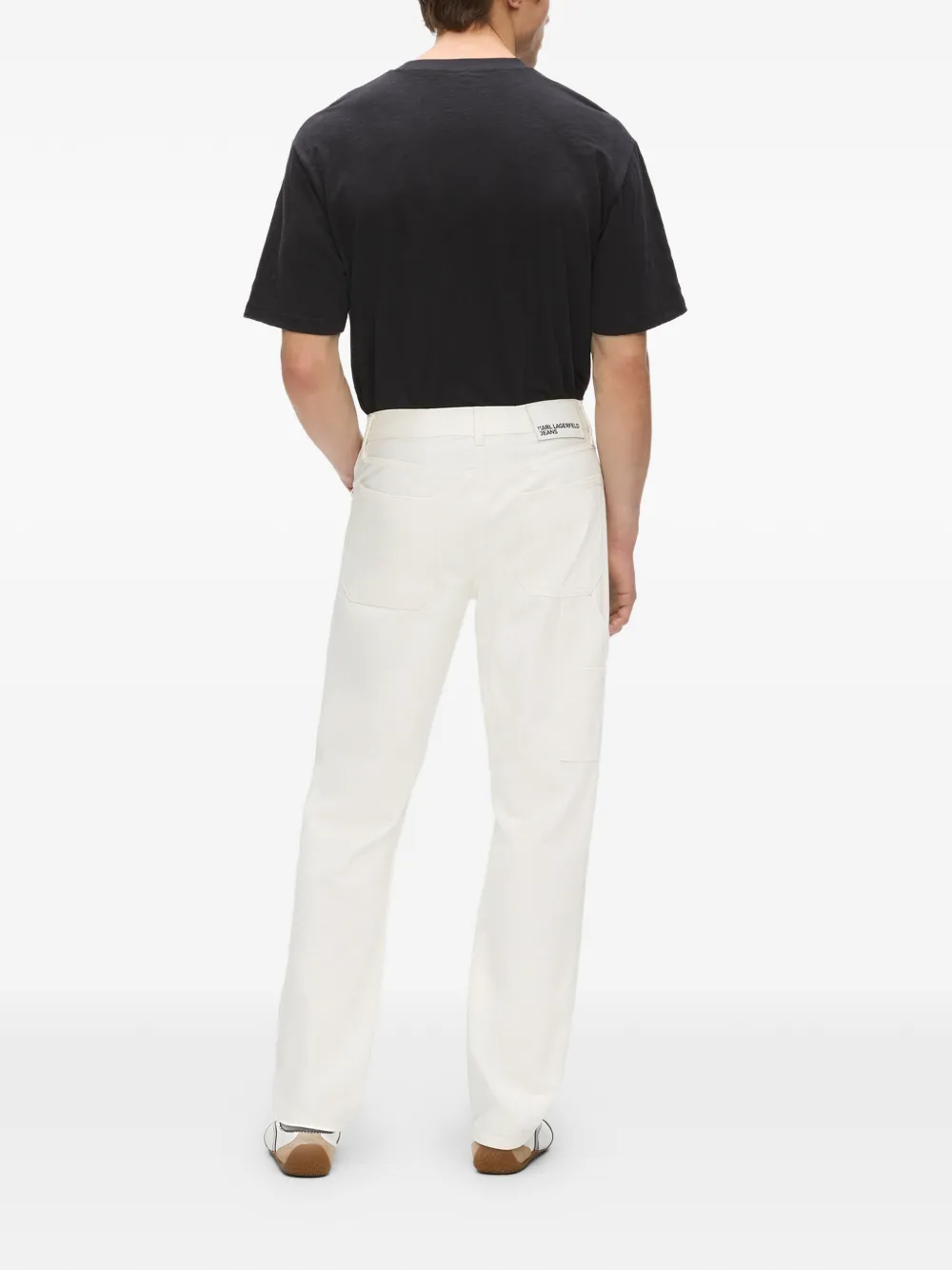 Karl Lagerfeld Jeans Straight jeans Wit