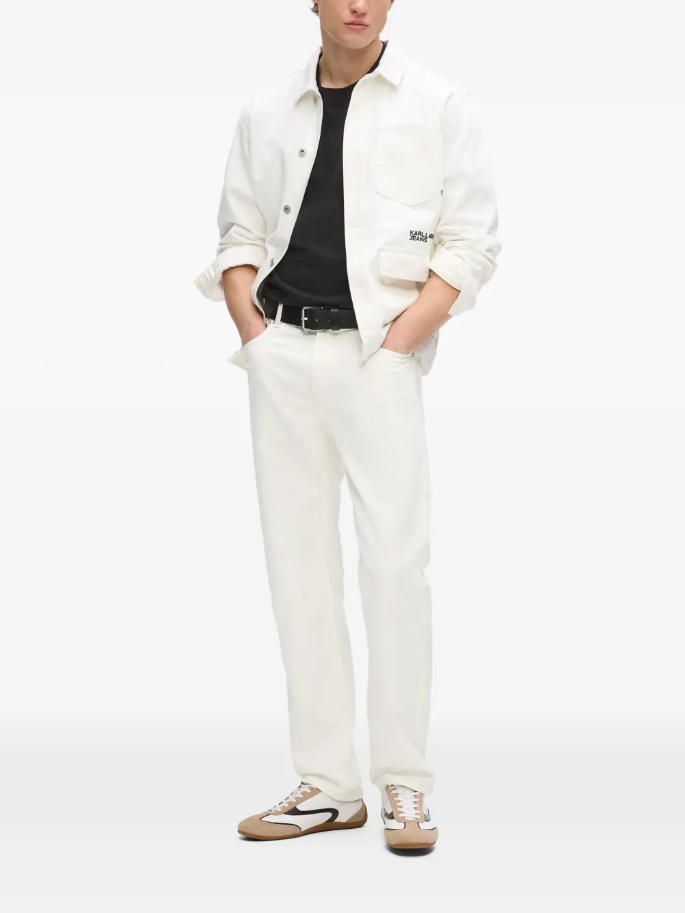 Karl Lagerfeld Jeans Straight jeans Wit