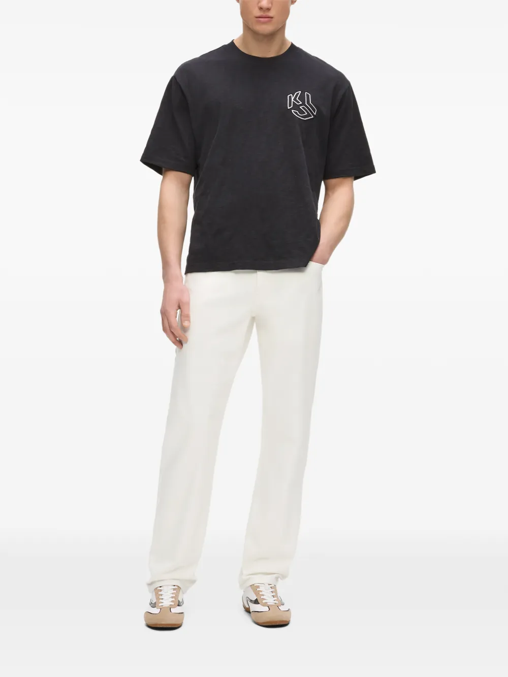 Karl Lagerfeld Jeans Straight jeans Wit