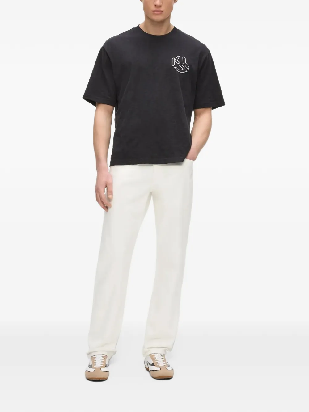 Karl Lagerfeld Jeans Straight jeans Wit