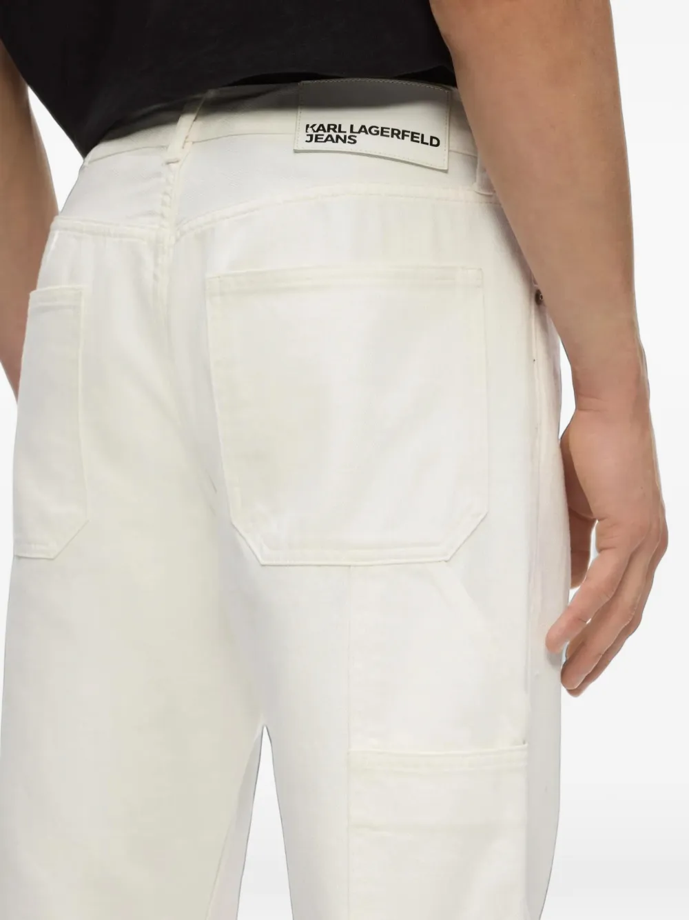 Karl Lagerfeld Jeans Straight jeans Wit