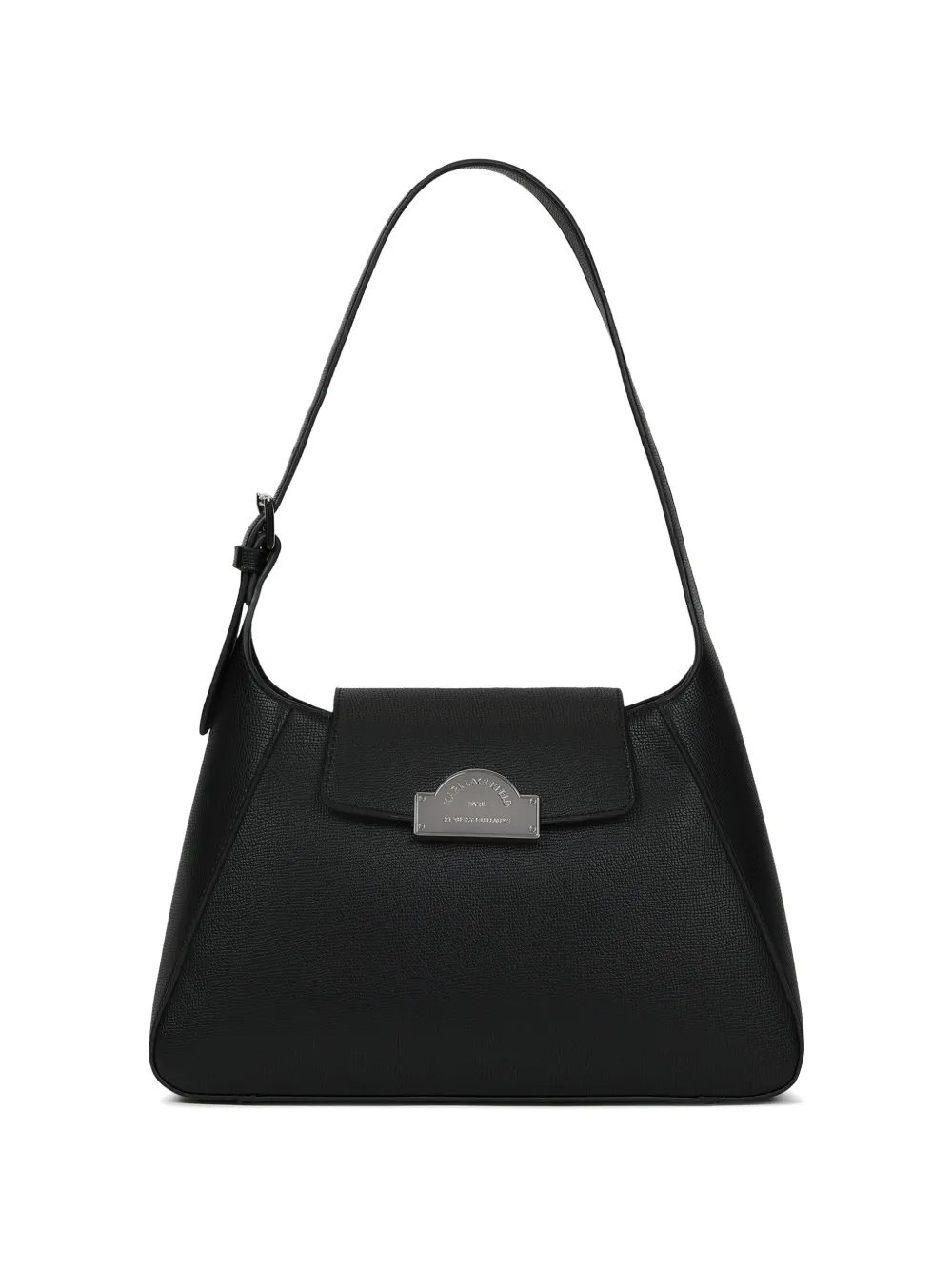Karl Lagerfeld Rue St-Guillaume grained shoulder bag - Nero