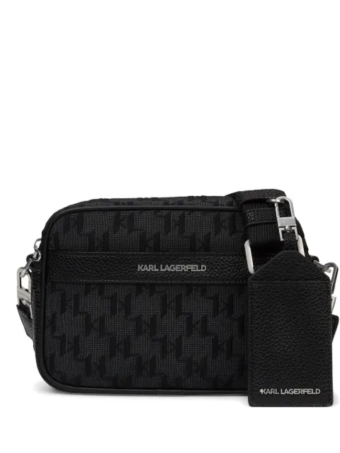 Karl Lagerfeld K/Monogram jacquard messenger bag