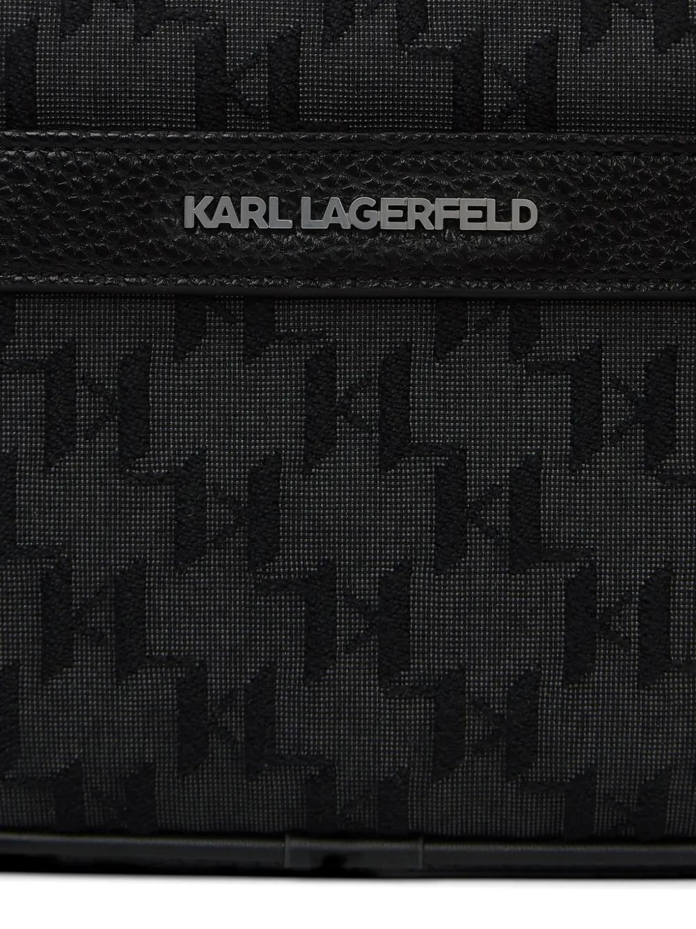 Karl Lagerfeld K Monogram messengertas met monogram Zwart