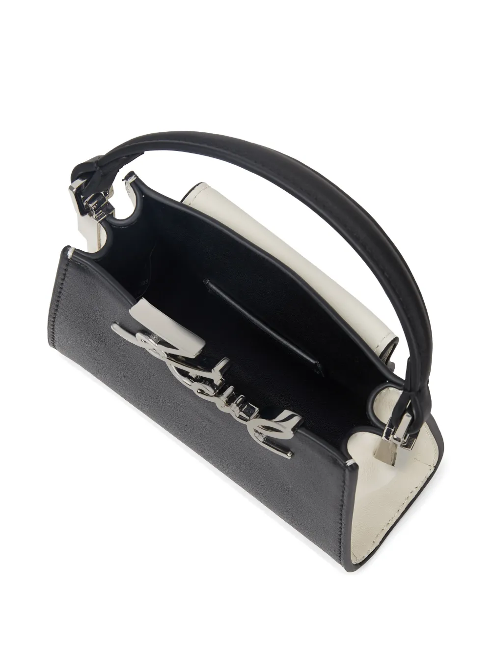 Karl Lagerfeld Signature geruite crossbodytas Zwart
