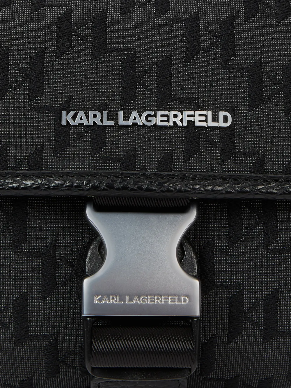 Karl Lagerfeld K Monogram messengertas Zwart