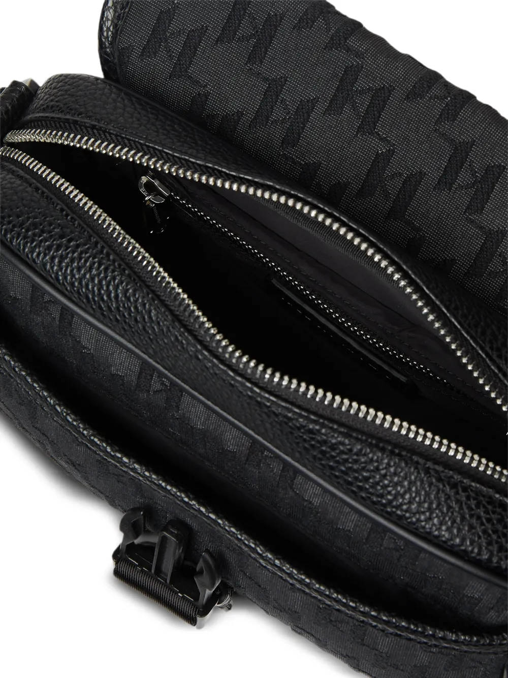 Karl Lagerfeld K Monogram messengertas Zwart