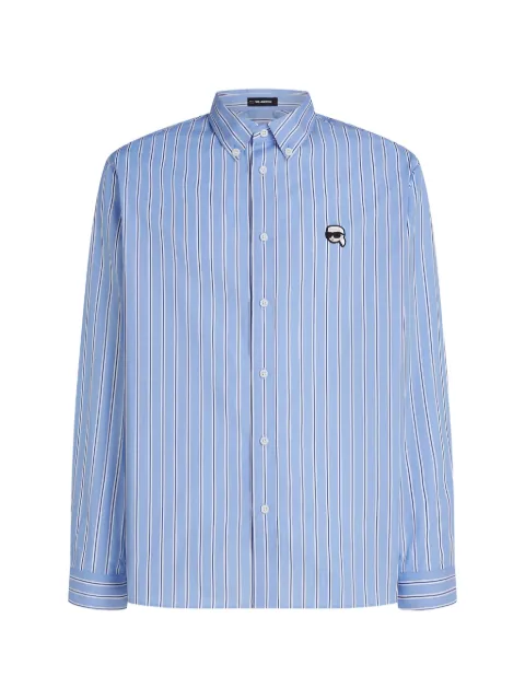 Karl Lagerfeld stripe-pattern shirt
