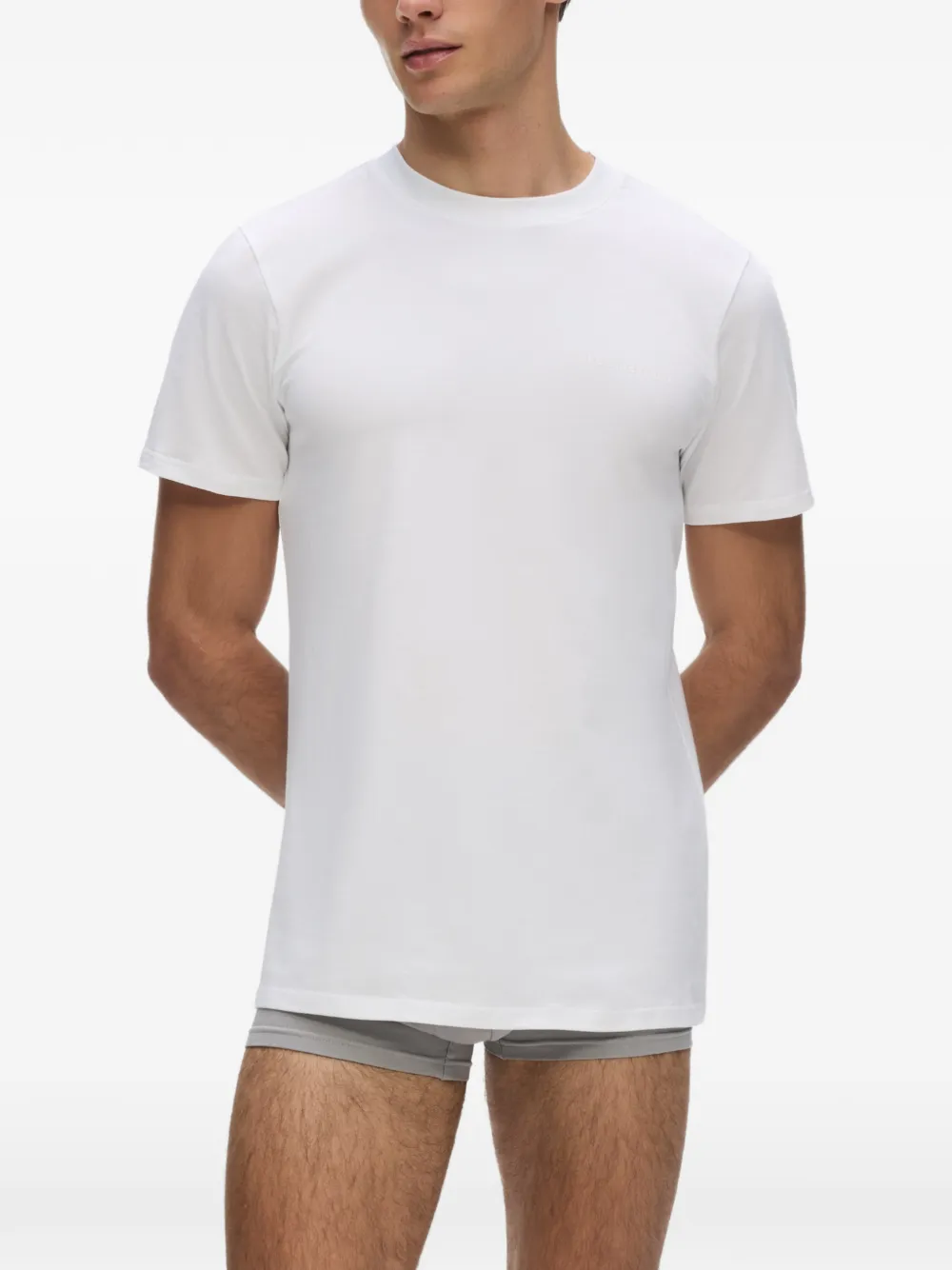 Karl Lagerfeld T-shirt met logoprint Wit