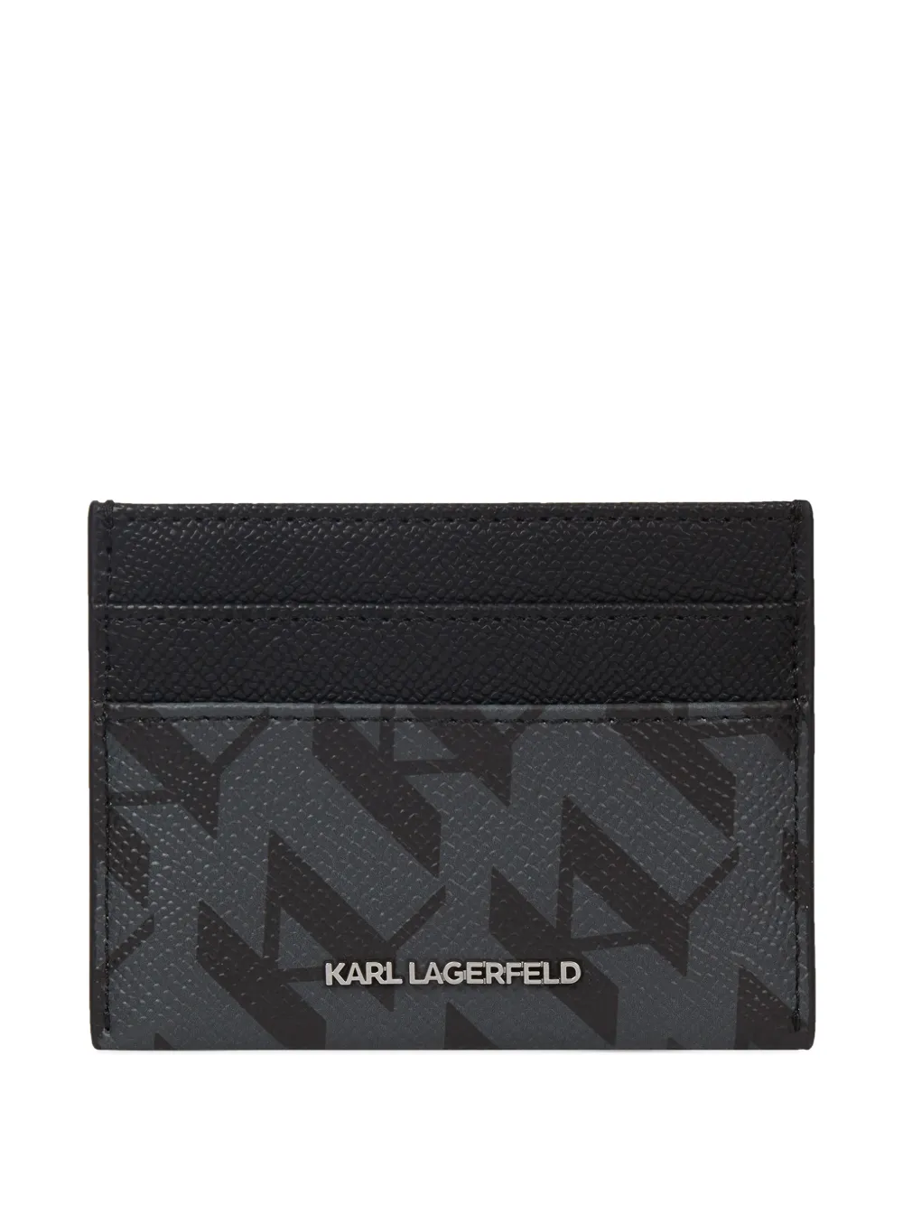 Karl Lagerfeld monogram cardholder - Nero