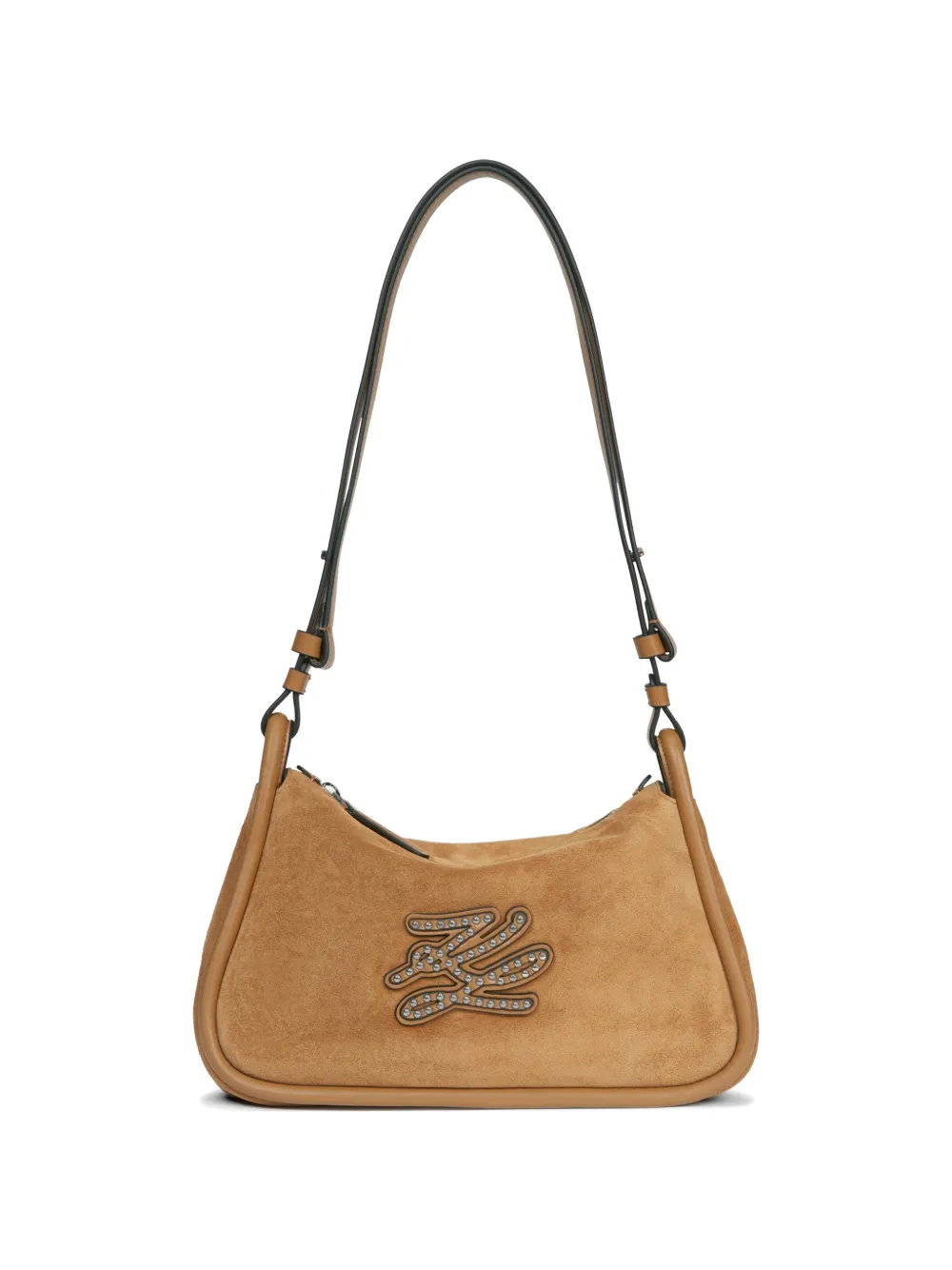 Karl Lagerfeld K/Autograph patch crossbody bag - Toni neutri