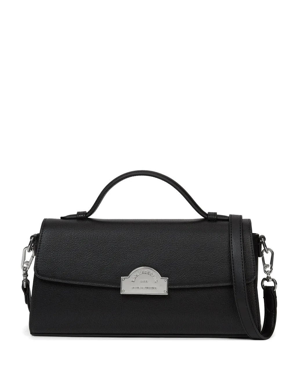 Karl Lagerfeld Rue St-Guillaume top-handle crossbody bag - Schwarz