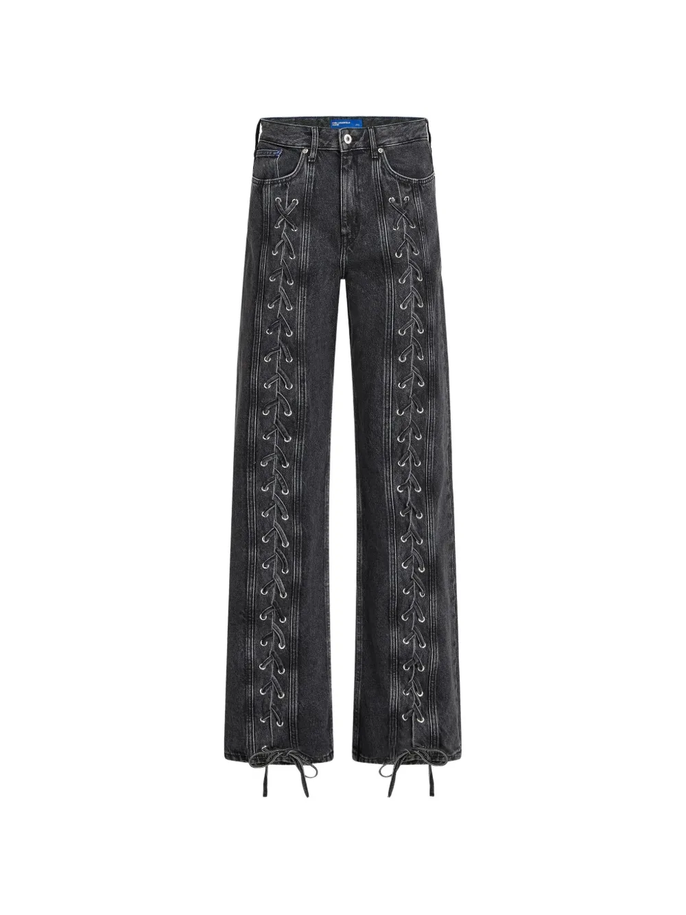 Karl Lagerfeld Jeans Jeans con laccetti - Grigio