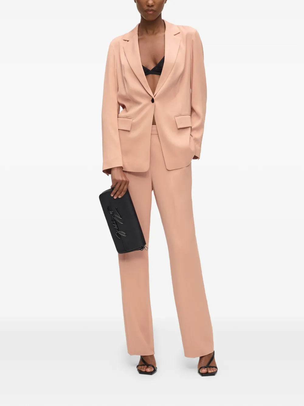 Karl Lagerfeld Straight pantalon Roze