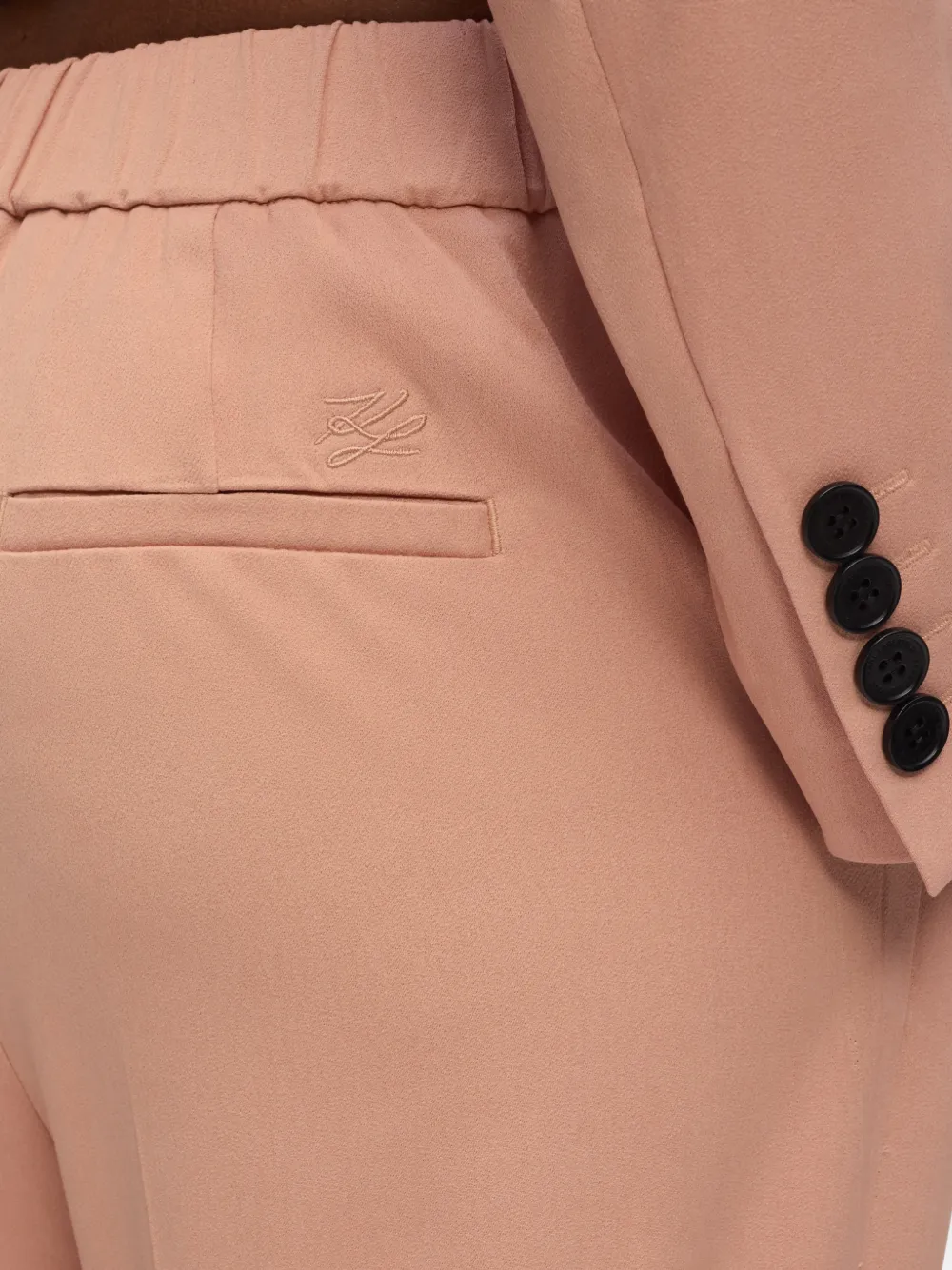 Karl Lagerfeld Straight pantalon Roze