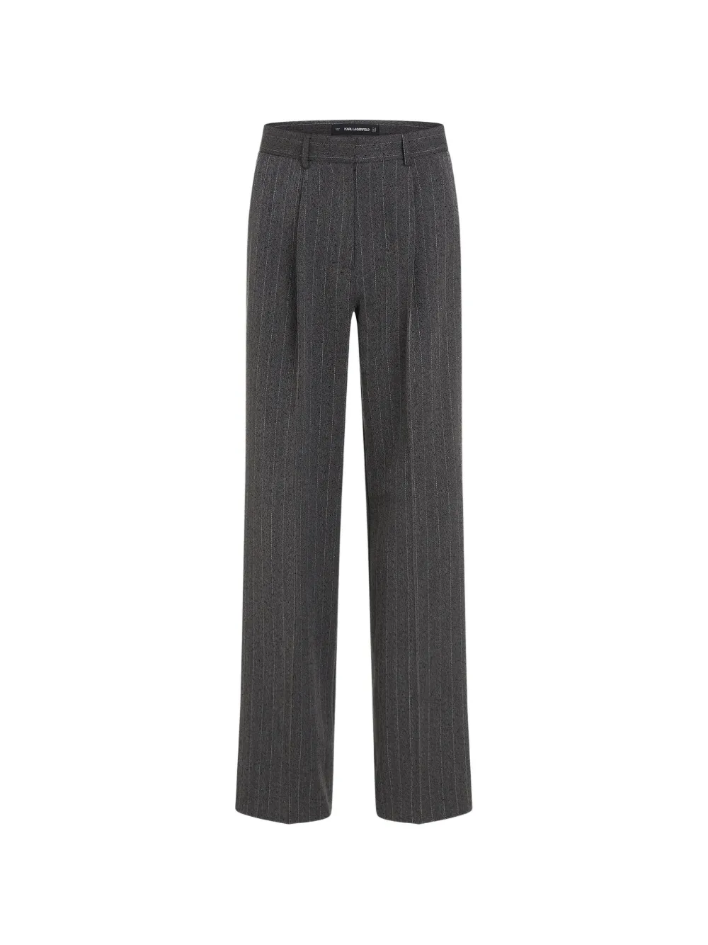 Karl Lagerfeld Pantalon met krijtstreep Grijs