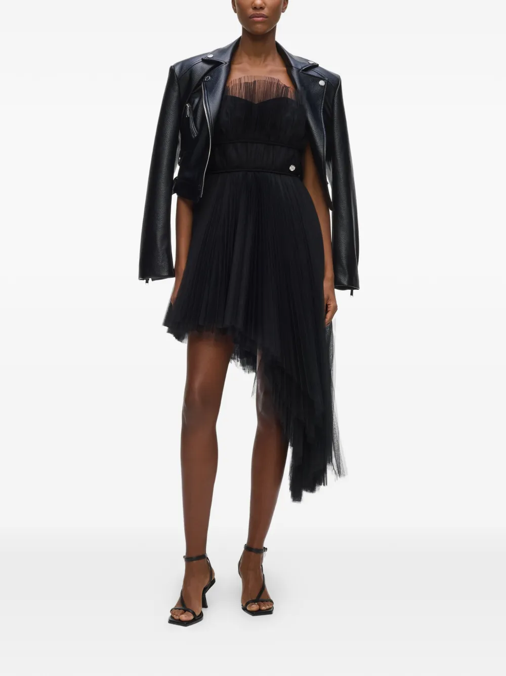 Karl Lagerfeld Asymmetrische jurk Zwart