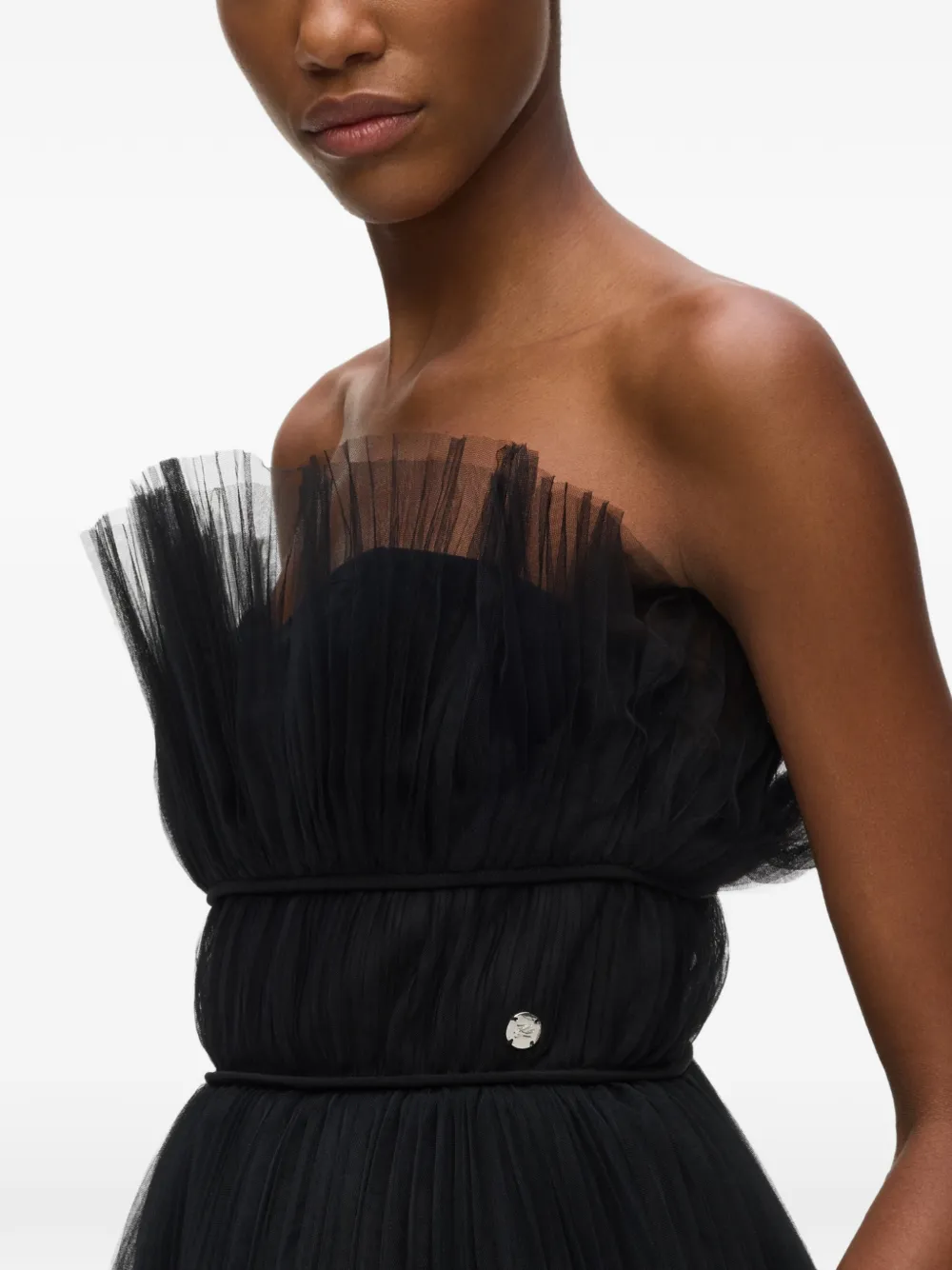 Karl Lagerfeld Asymmetrische jurk Zwart