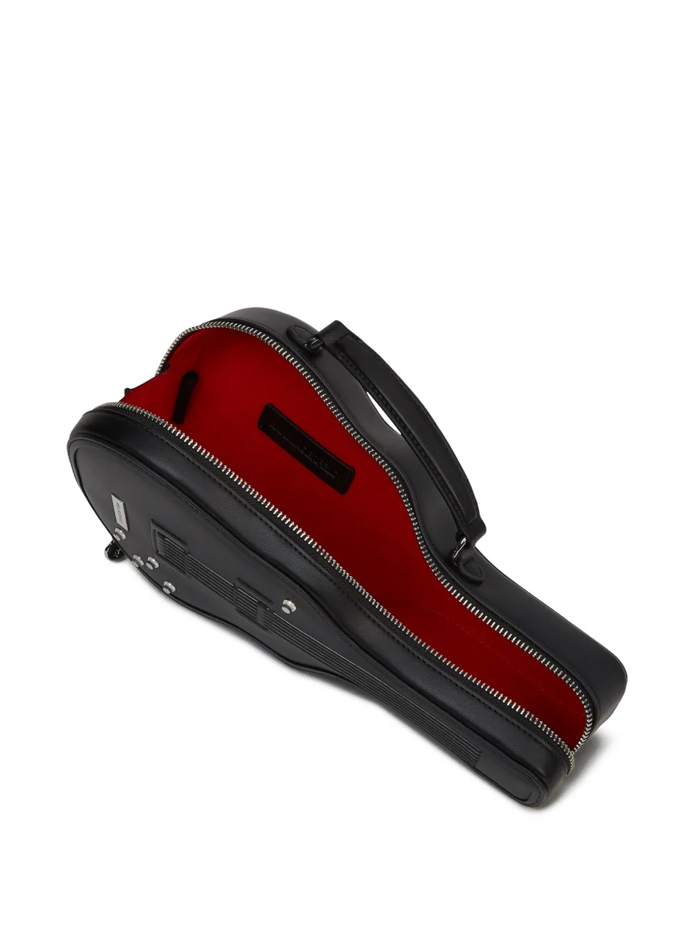 Karl Lagerfeld Ikon crossbodytas met gitaar-detail Zwart