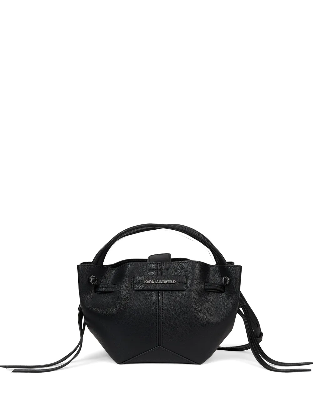 Karl Lagerfeld K/Pierced bucket bag - Nero