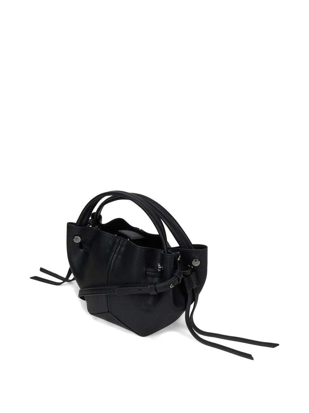 Karl Lagerfeld K Pierced bucket tas Zwart