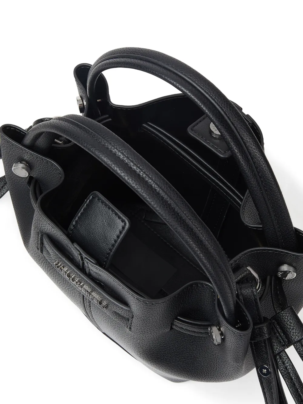 Karl Lagerfeld K Pierced bucket tas Zwart