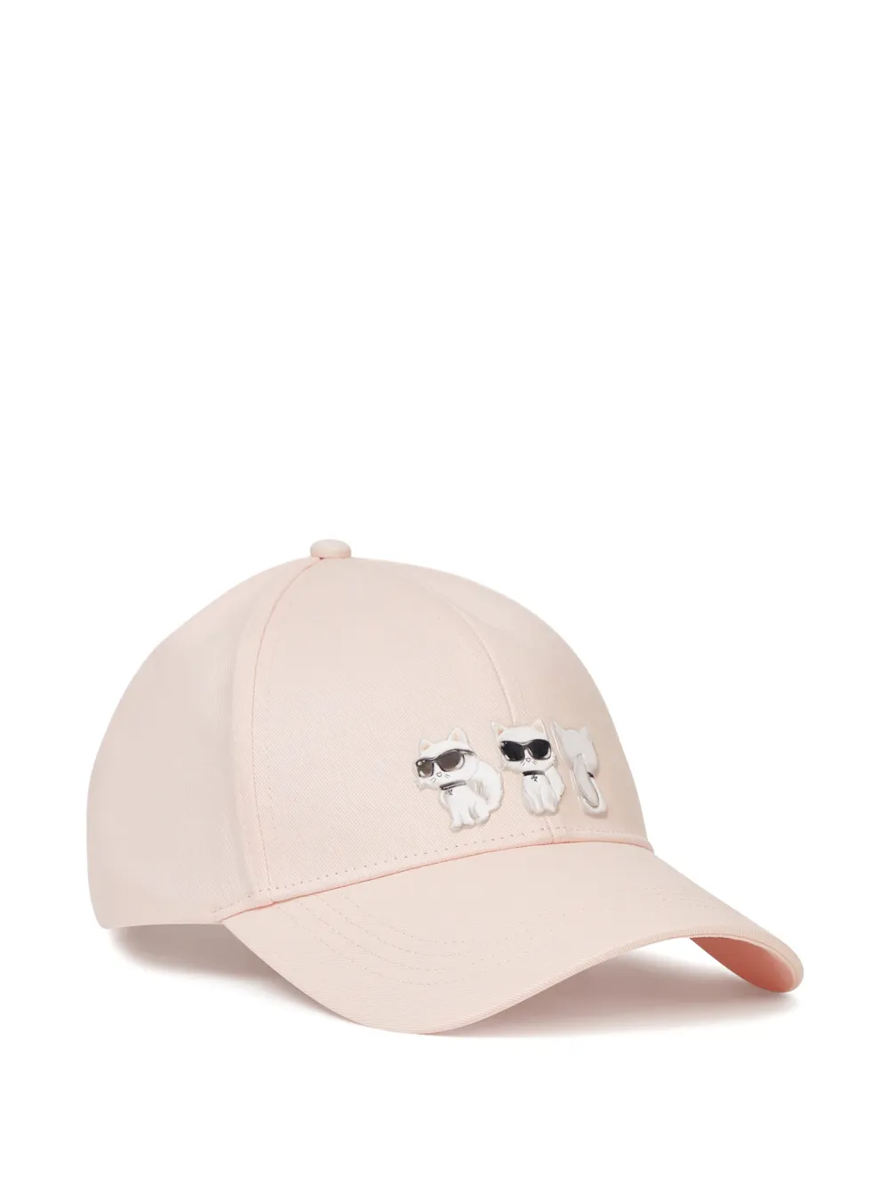 Karl Lagerfeld Cappello da baseball Ikon Choupette - Rosa