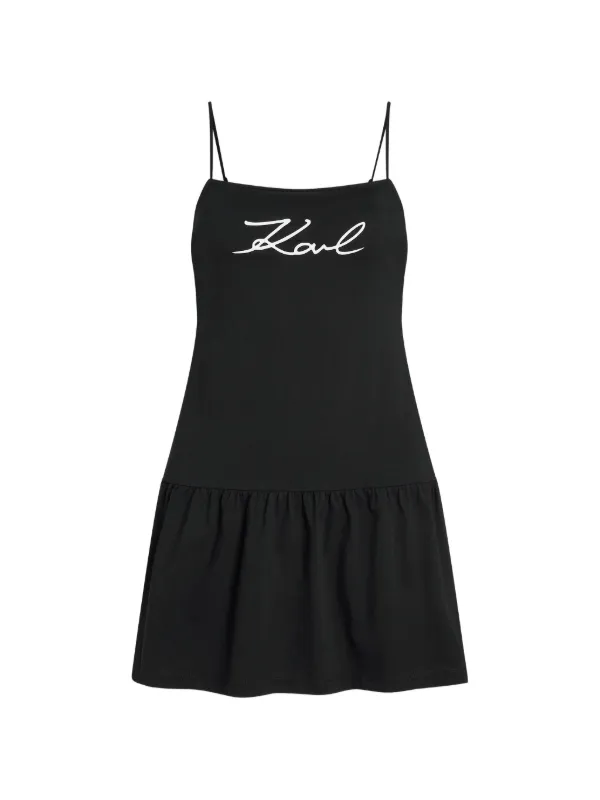 black jersey beach dress Solid-colored jersey dress in organic cotton gudrunsjoden.com