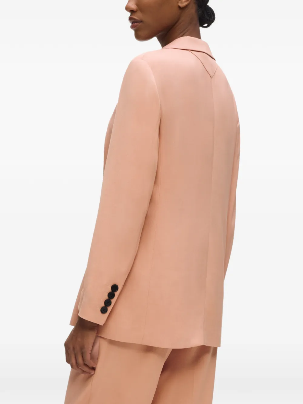 Karl Lagerfeld Blazer met enkele rij knopen Roze