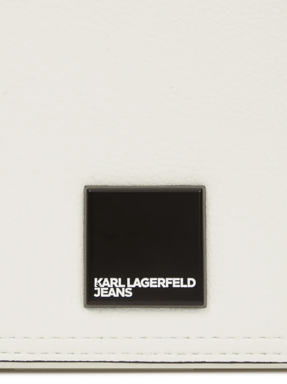 Karl Lagerfeld Jeans Cameratas met logoplakkaat Wit