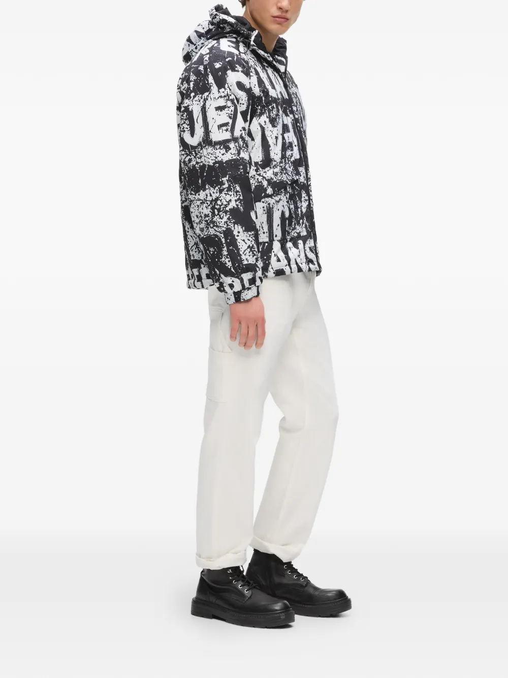 Karl Lagerfeld Jeans Jack met logoprint Zwart