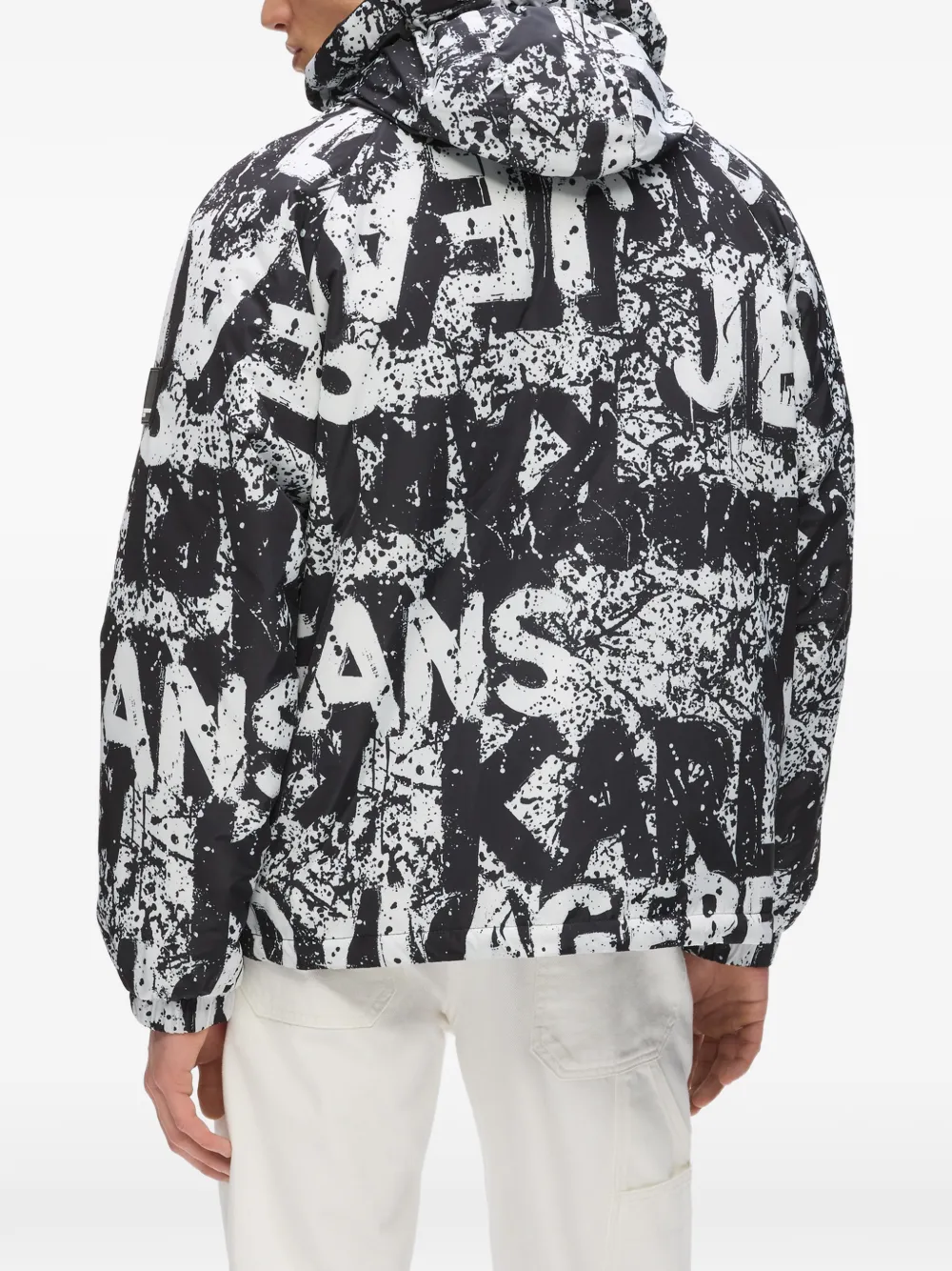 Karl Lagerfeld Jeans Jack met logoprint Zwart
