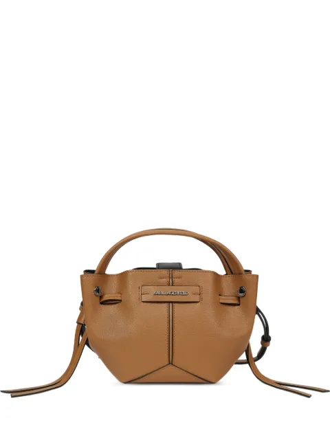 Karl Lagerfeld K/Pierced mini bucket bag
